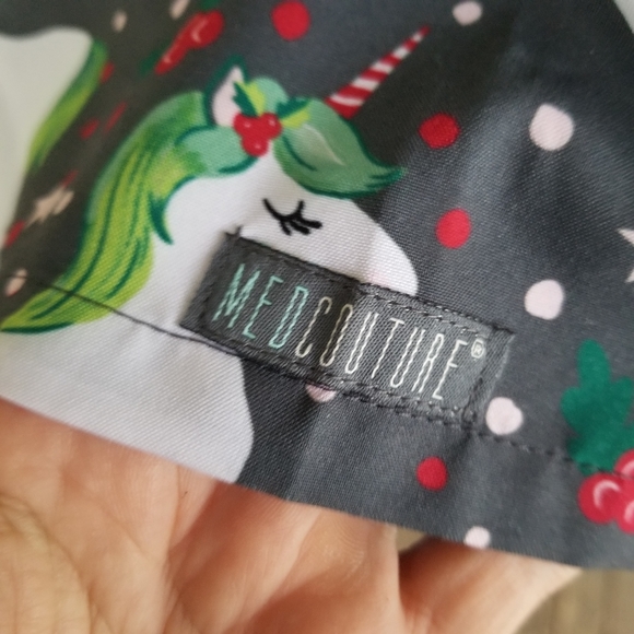 Unicorn plus size scrub top from Med Couture sz 2XL - Picture 7 of 8